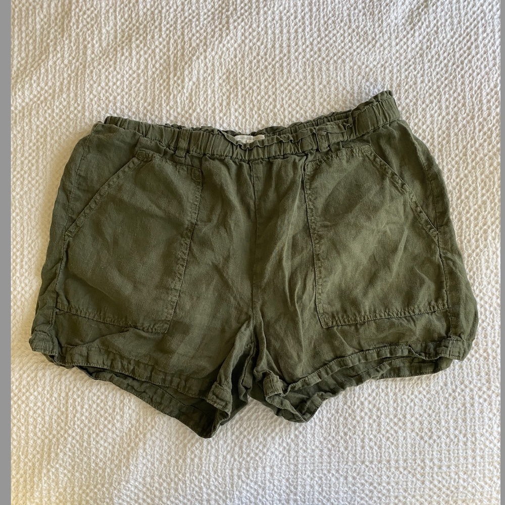 Lou & Grey 100% Linen Shorts